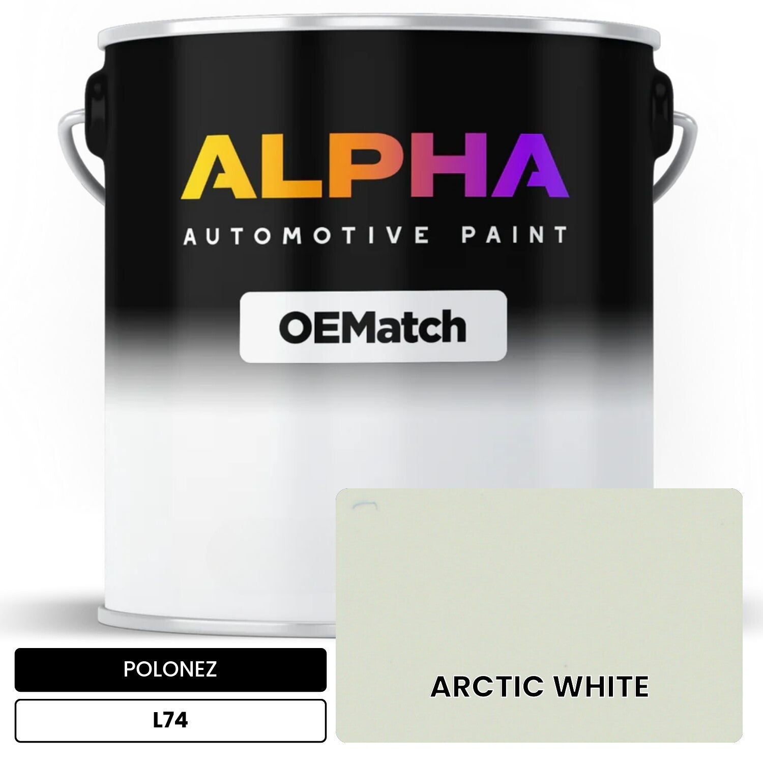POLONEZ ARCTIC WHITE L74 OEMatch Basecoat