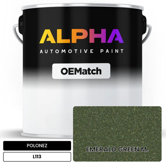 POLONEZ EMERALD GREEN M. L113 OEMatch Basecoat