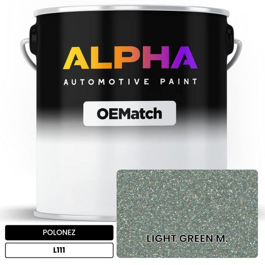 POLONEZ LIGHT GREEN M. L111 OEMatch Basecoat