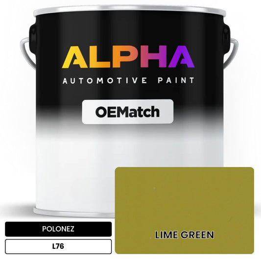 POLONEZ LIME GREEN L76 OEMatch Basecoat