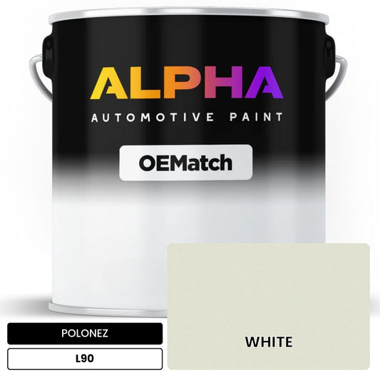 POLONEZ WHITE L90 OEMatch Basecoat