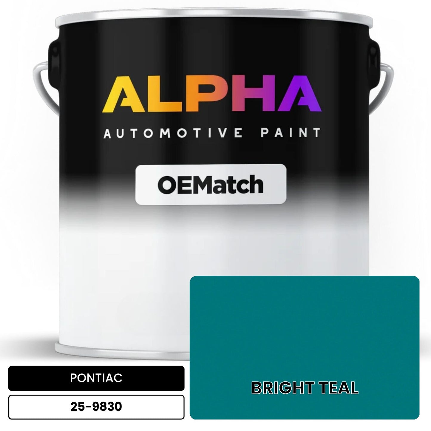 PONTIAC BRIGHT TEAL 25-9830 OEMatch Basecoat