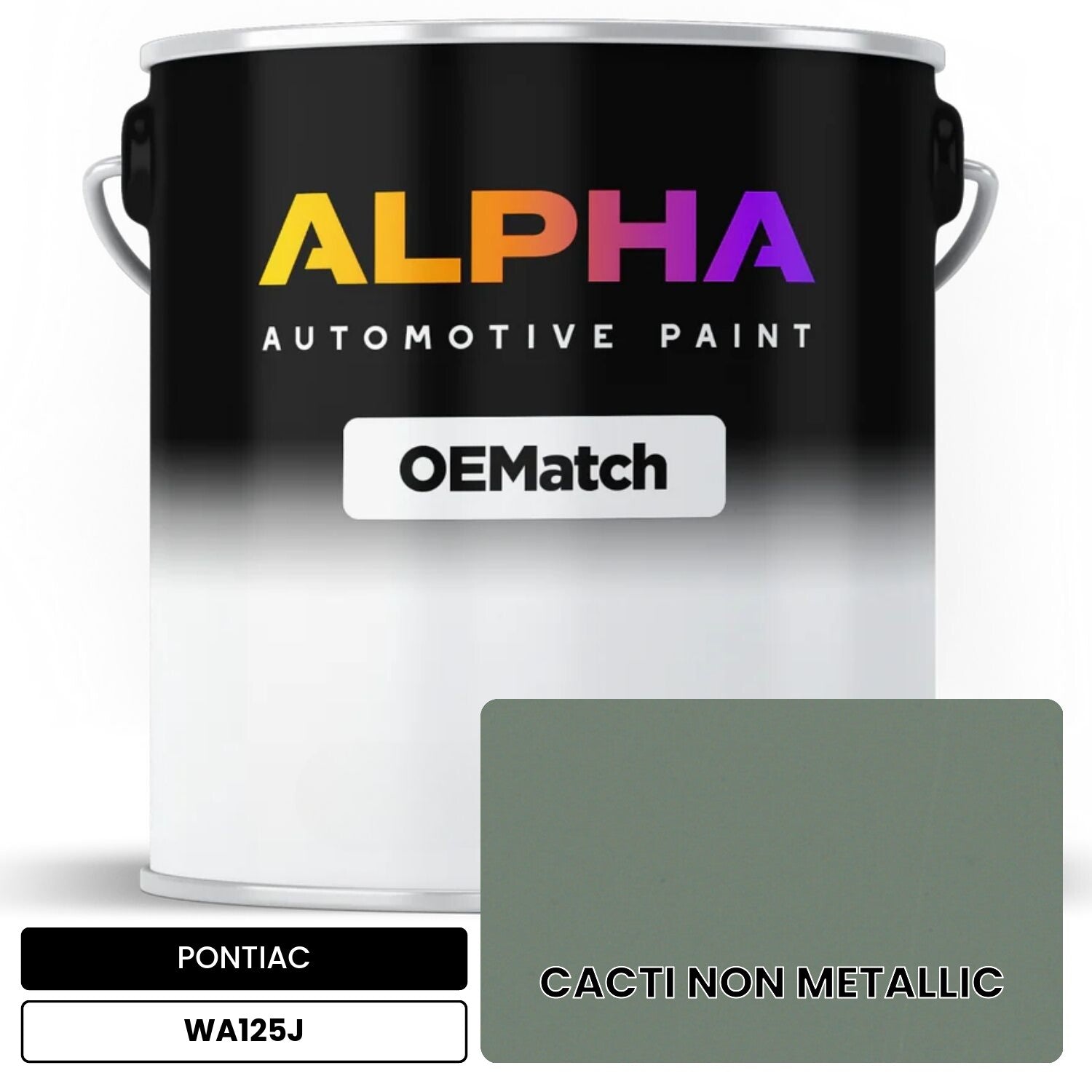 PONTIAC CACTI NON METALLIC WA125J OEMatch Basecoat