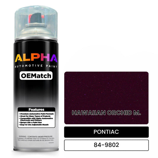 PONTIAC HAWAIIAN ORCHID M. 84-9802 OEMatch Spraycan