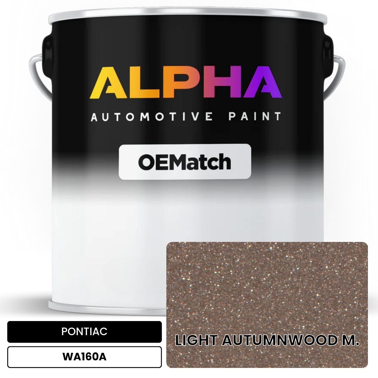 PONTIAC LIGHT AUTUMNWOOD M. WA160A OEMatch Basecoat