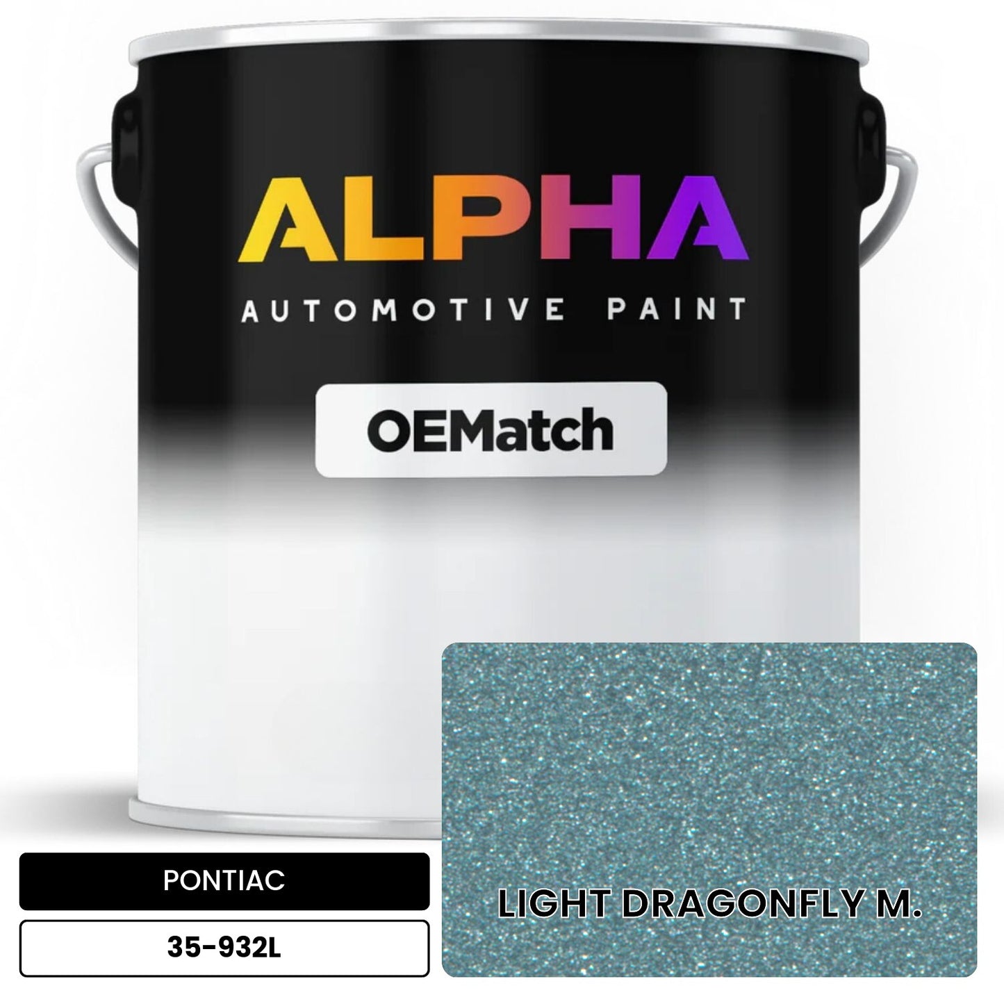 PONTIAC LIGHT DRAGONFLY M. 35-932L OEMatch Basecoat