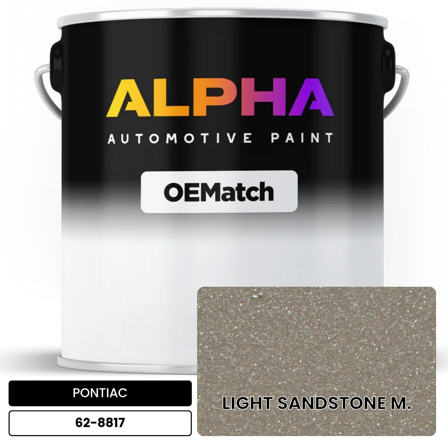 PONTIAC LIGHT SANDSTONE M. 62-8817 OEMatch Basecoat