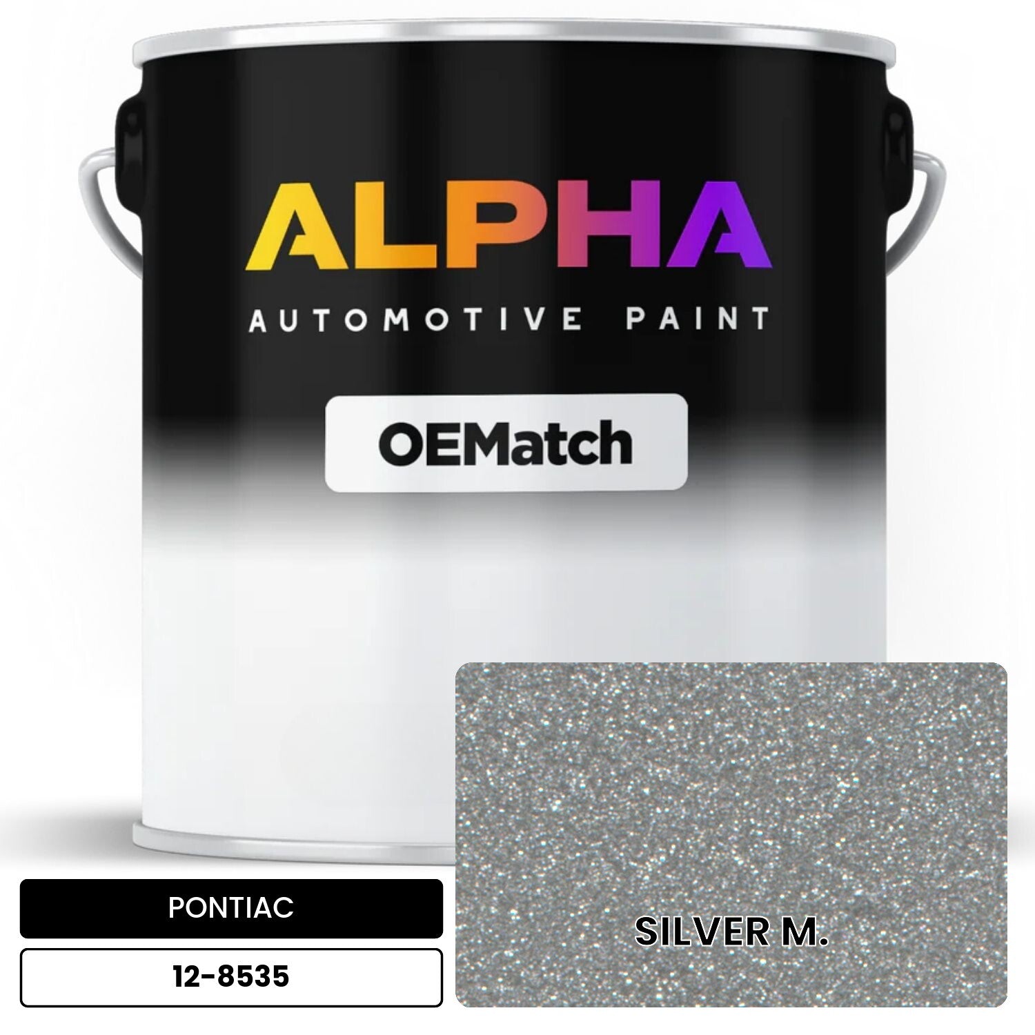 PONTIAC SILVER M. 12-8535 OEMatch Basecoat