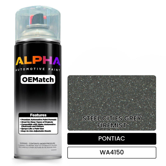 PONTIAC STEEL CITIES GREY FIREMIST WA4150 OEMatch Spraycan