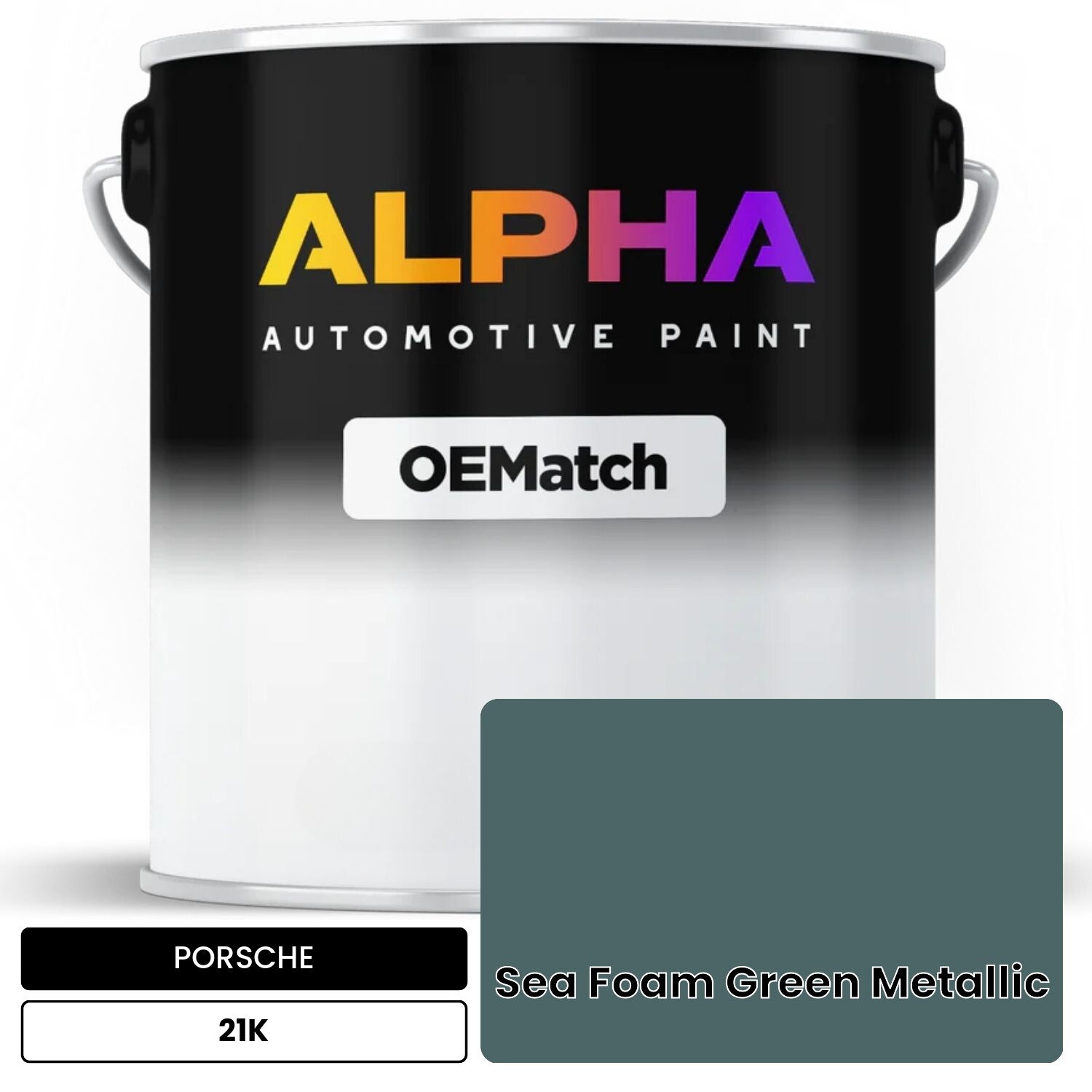 PORSCHE Sea Foam Green Metallic 21K OEMatch Basecoat