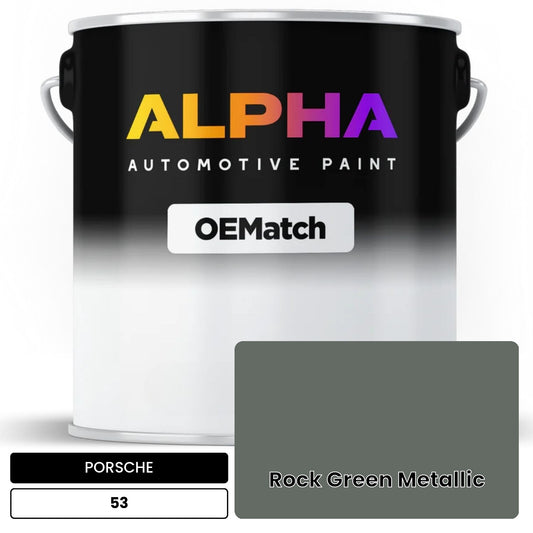 PORSCHE Rock Green Metallic 53 OEMatch Basecoat