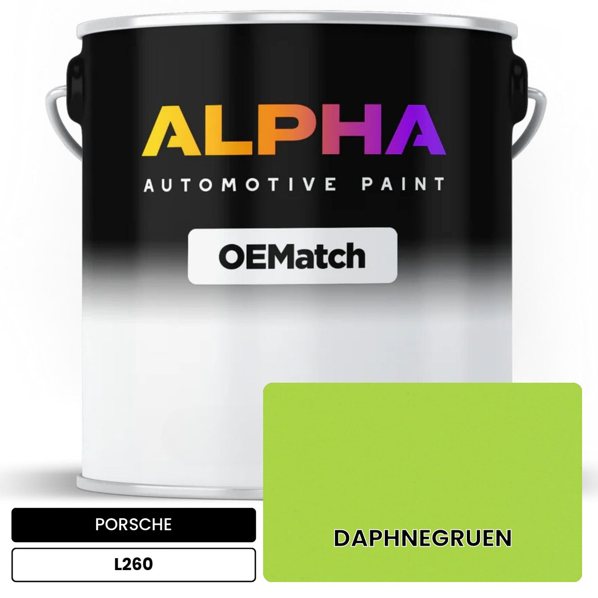 PORSCHE Daphne Green L260 OEMatch Basecoat