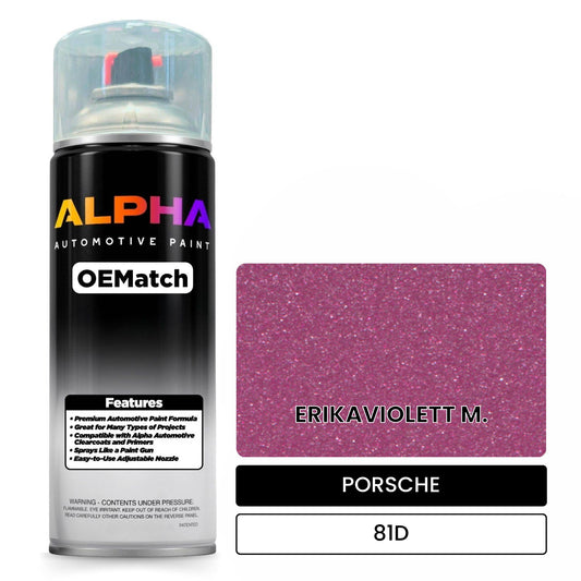 PORSCHE Erika Violet Metallic 81D OEMatch Spraycan