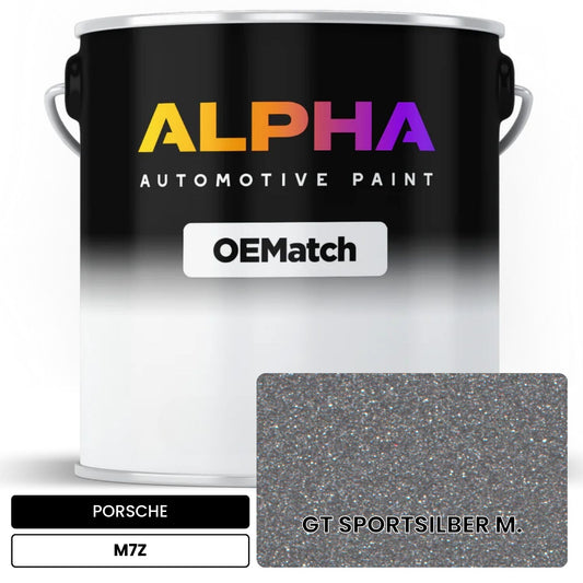 PORSCHE GT Silver Metallic M7Z OEMatch Basecoat