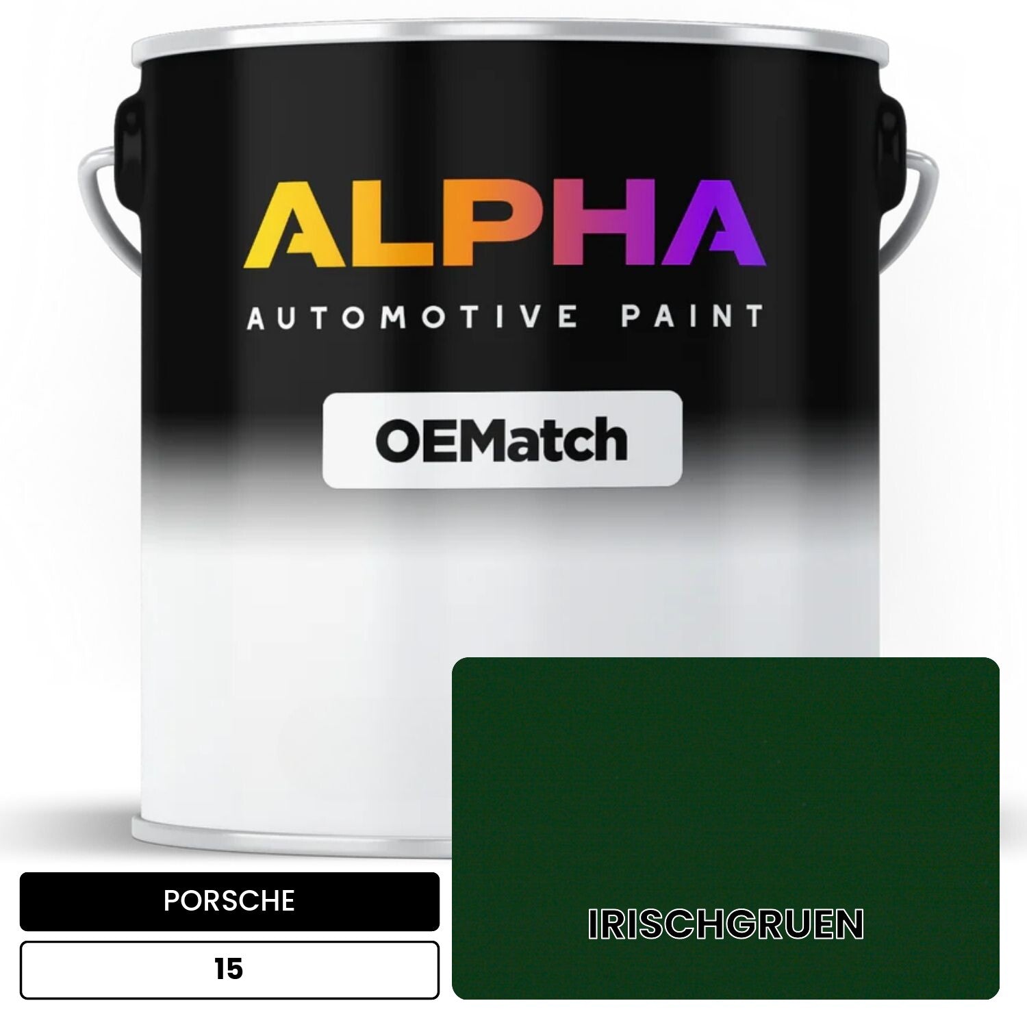 PORSCHE Irish Green 15 OEMatch Basecoat
