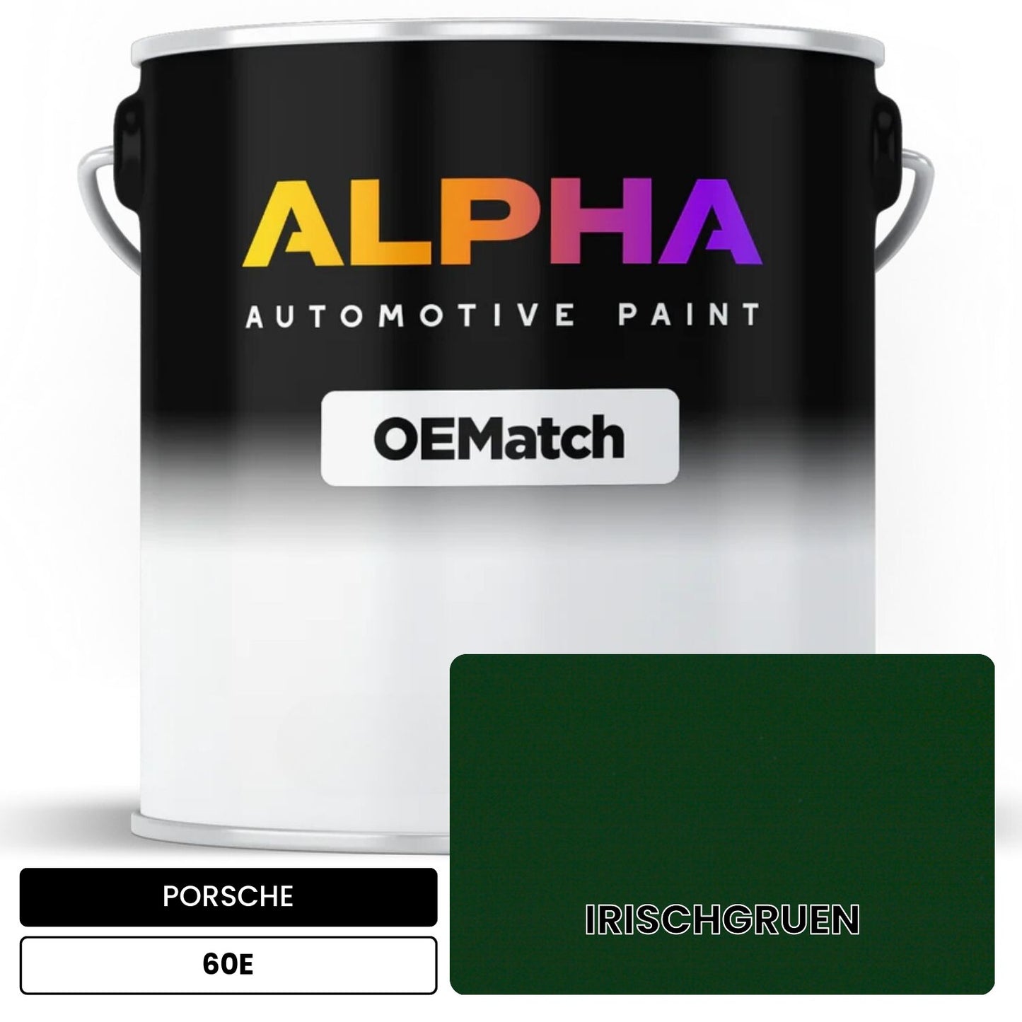 PORSCHE Irish Green 60E OEMatch Basecoat