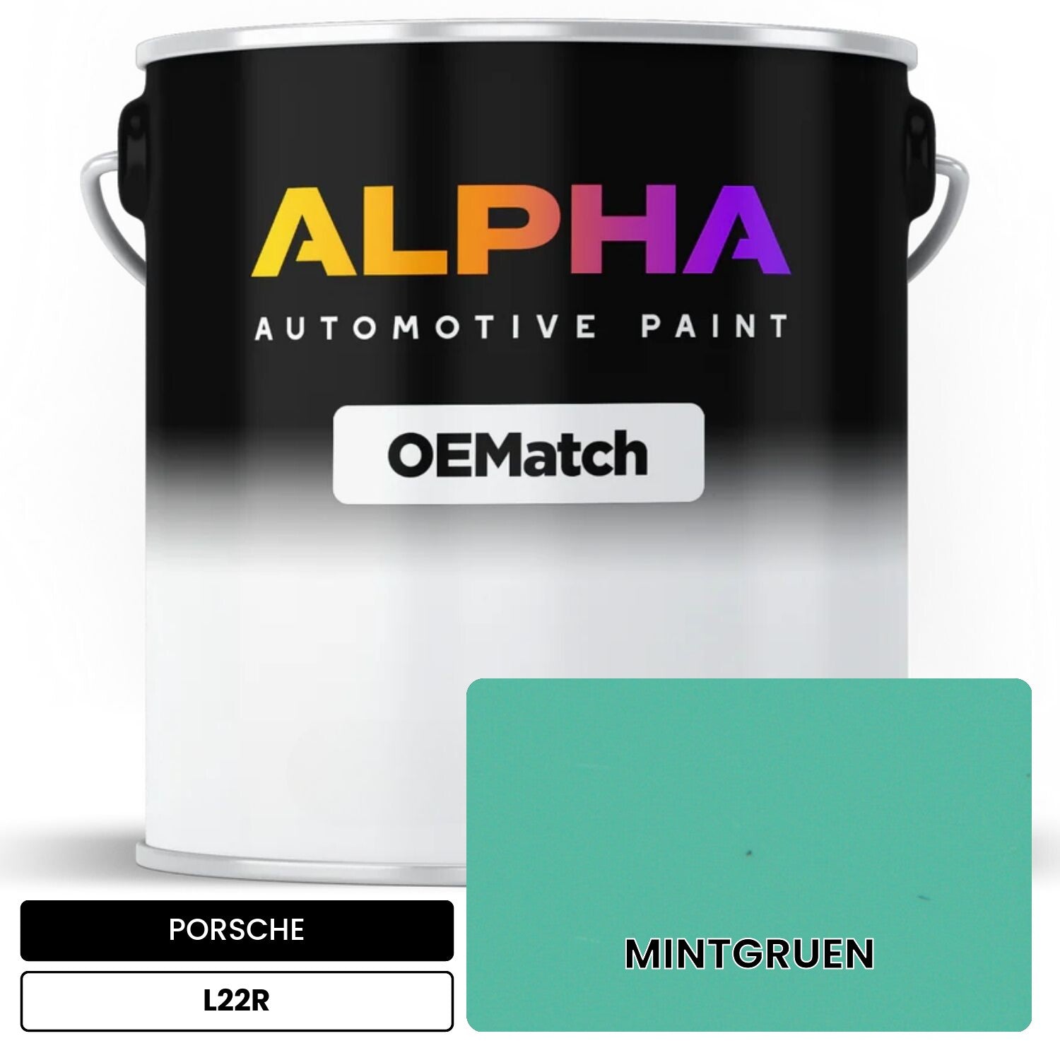 PORSCHE Mint Green L22R OEMatch Basecoat