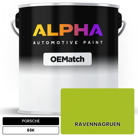 PORSCHE Ravenna Green 65K OEMatch Basecoat