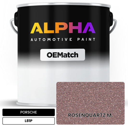 PORSCHE Rose Quartz Metallic L81P OEMatch Basecoat