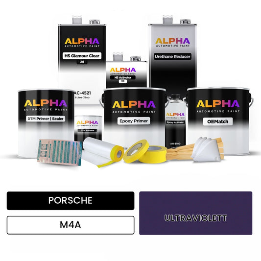 PORSCHE Ultraviolet M4A OEMatch Vehicle Paint Kit