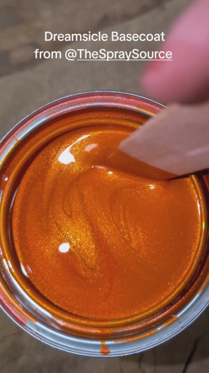 Dreamsicle Painted Sample (White Ground Coat)