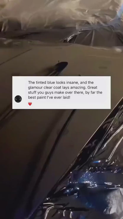 Tinted Blue Spray Can