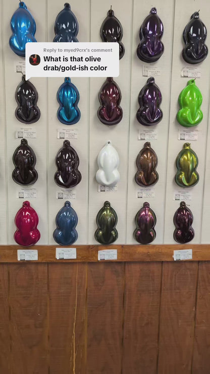 Celadon Green Painted Sample (Black Ground Coat)