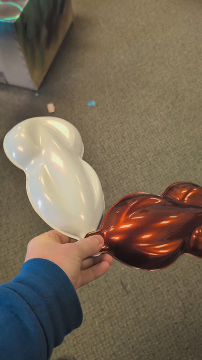 Crimson Copper Painted Sample (Black Ground Coat)