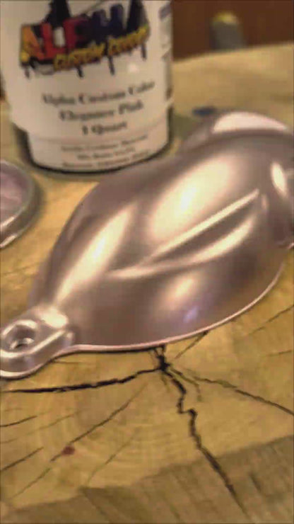 Pink Elegance Painted Sample (Grey Ground Coat)