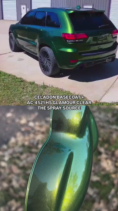 Celadon Green Painted Sample (Black Ground Coat)