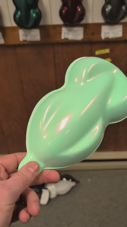 Green Soft Shift Painted Sample (White Ground Coat)