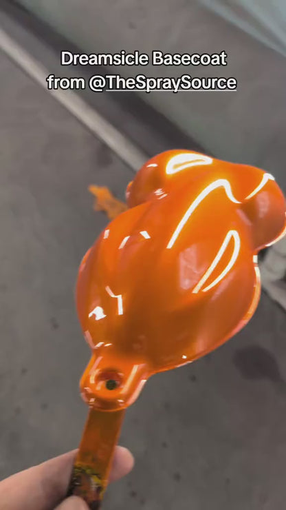 Dreamsicle Painted Sample (White Ground Coat)