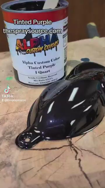 Tinted Purple Spray Can