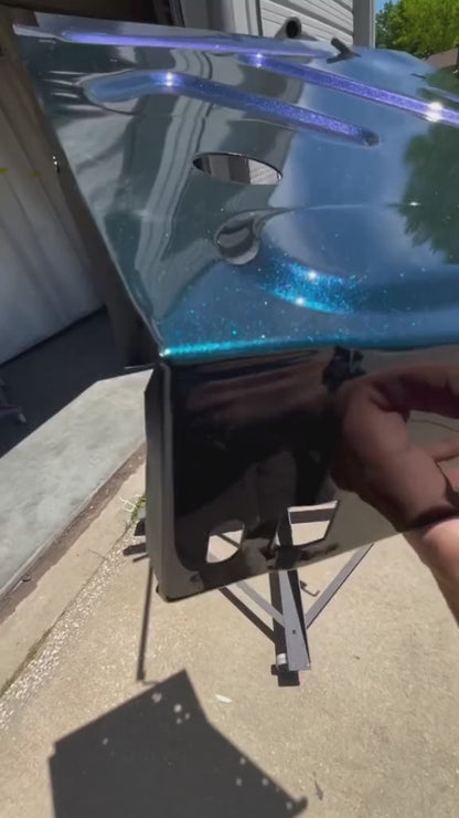 Tidal Wave Painted Sample (Black Ground Coat)