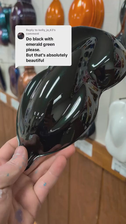 Tinted Green Spray Can