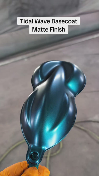 Tidal Wave Painted Sample (Black Ground Coat)