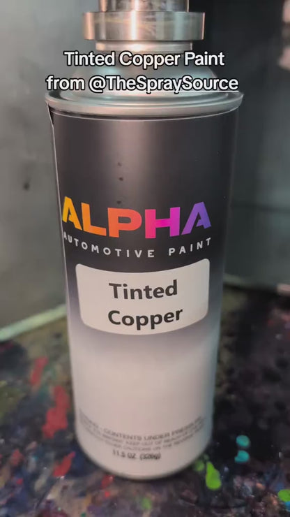 Tinted Copper Painted Sample (Black Ground Coat)