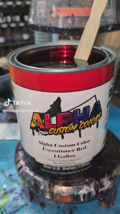 Executioner Red Painted Sample (Black Ground Coat)