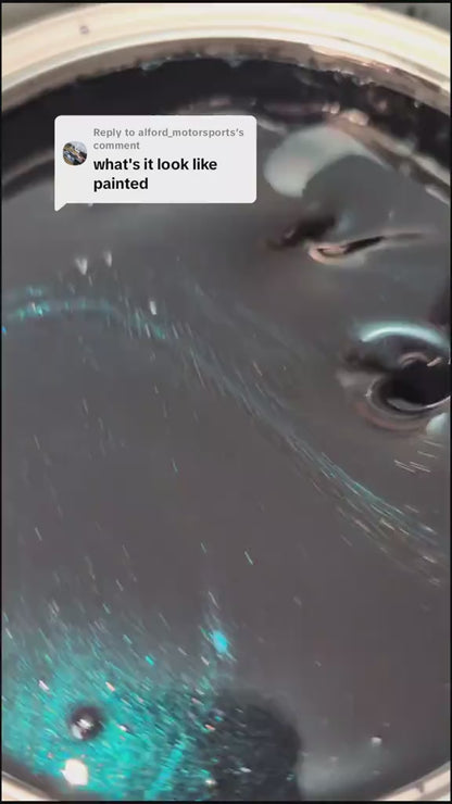 Tinted Teal Spray Can