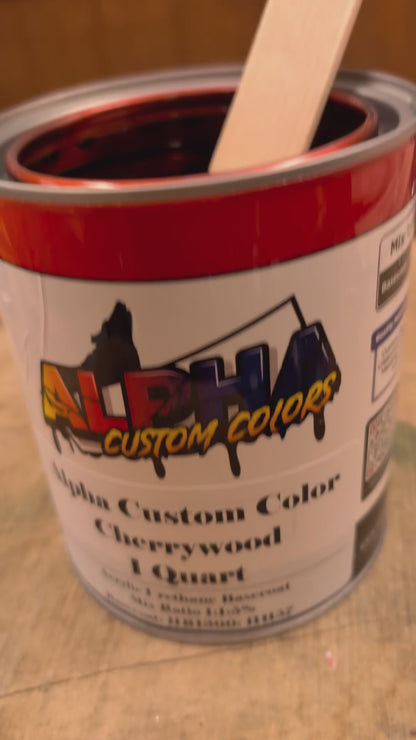 Cherrywood Painted Sample (Black Ground Coat)