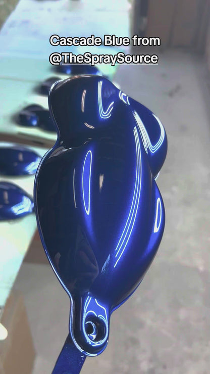 Cascade Blue Painted Sample (Black Ground Coat)