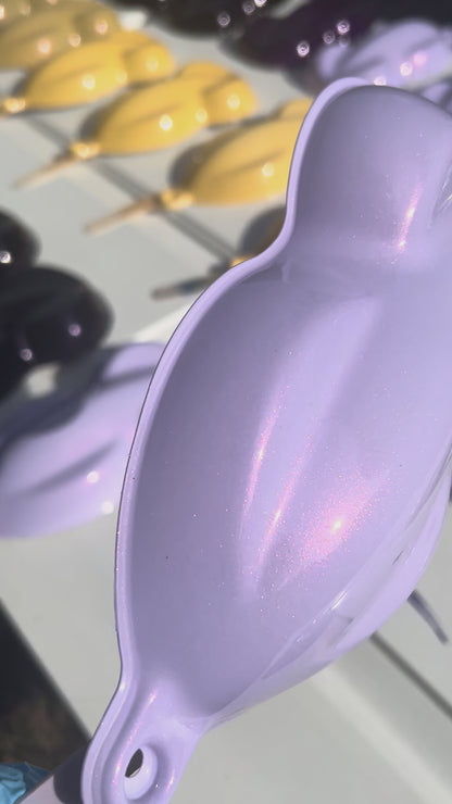 Purple Soft Shift Painted Sample (White Ground Coat)