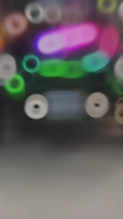 Raven Superflake Painted Sample (Black Ground Coat)