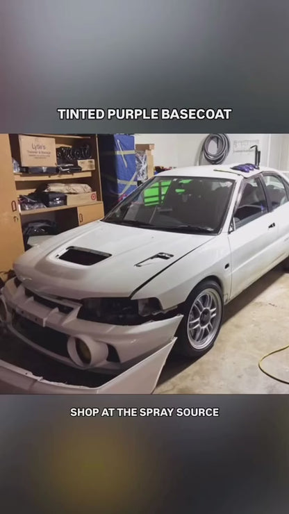 Tinted Purple Spray Can