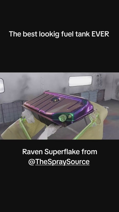 Raven Superflake Painted Sample (Black Ground Coat)