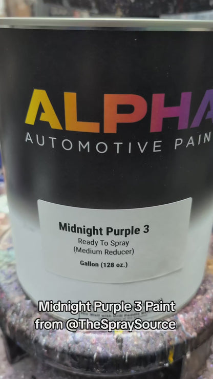 Midnight Purple 3 Alpha Custom Color Aerosol Spray Can Midcoat