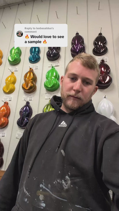 Tinted Red Spray Can