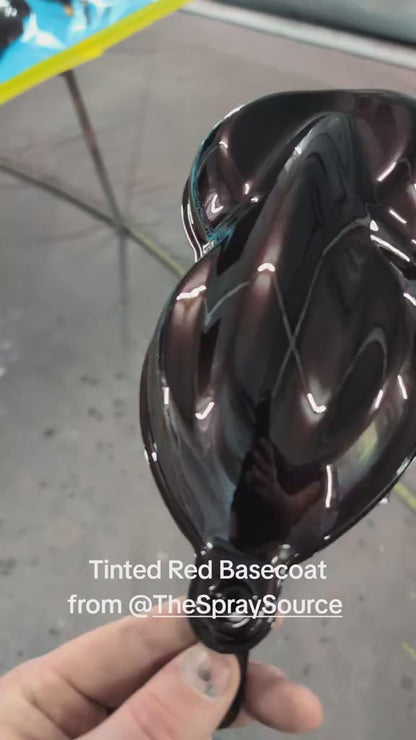 Tinted Red Spray Can