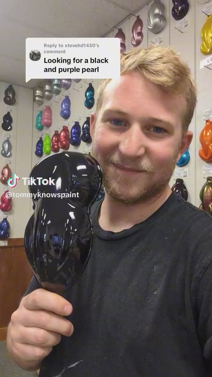 Tinted Purple Spray Can