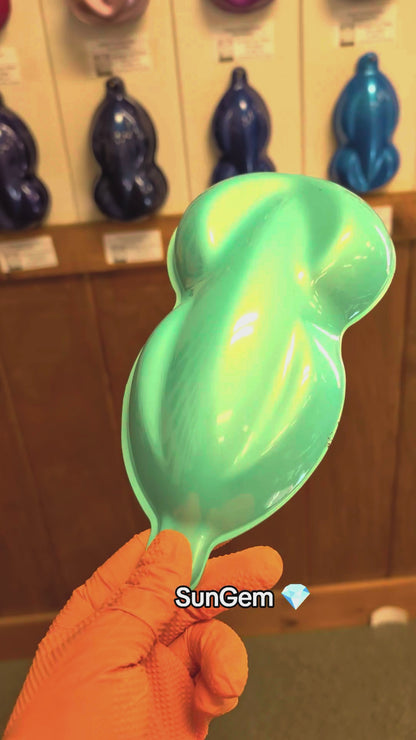 Sun Gem Painted Sample (White Ground Coat)